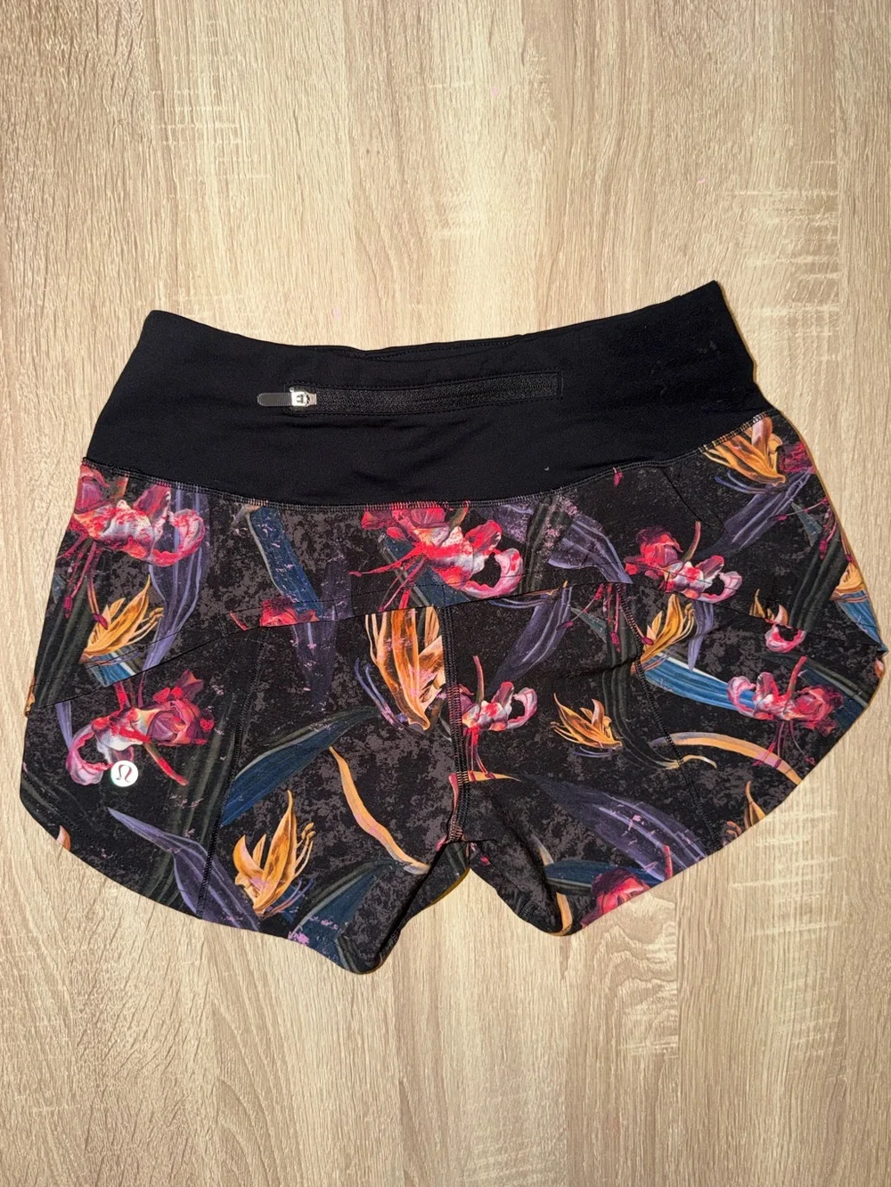 Lululemon Floral Running Shorts